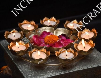ROUND FLOWER DECORATIVE RANGOLI