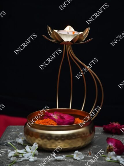 Aravali Lotus Flower Stand Urli