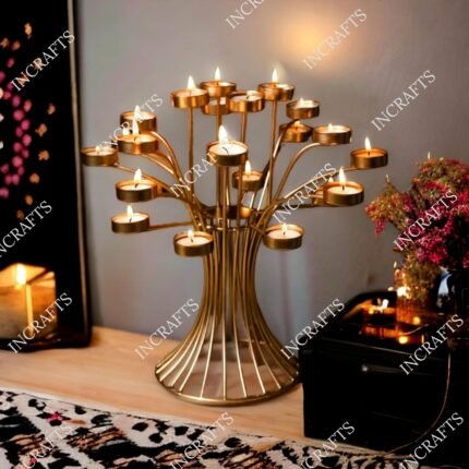 TRADITIONAL TREE STAND T-LIGHT HOLDER