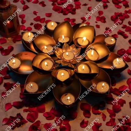 Nilay Lotus Shaped T-light