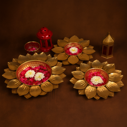Petal Gold Urli Set
