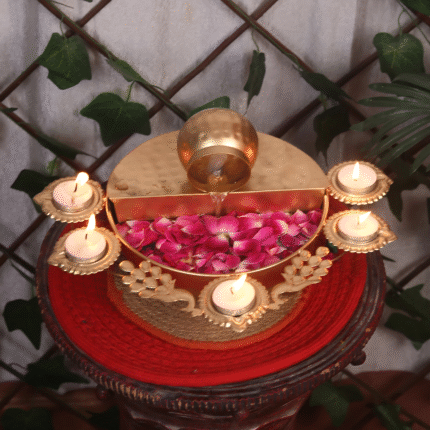 Water Fountain Lotus Urli