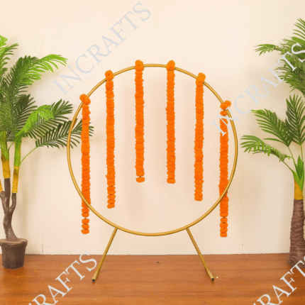 Metal Puja Backdrop Stand: Elevate Your Sacred Space