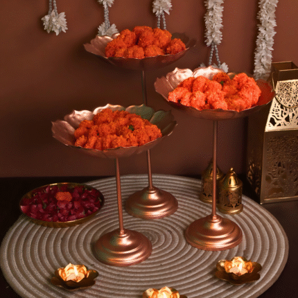 STANDING ROSE GOLD URLI