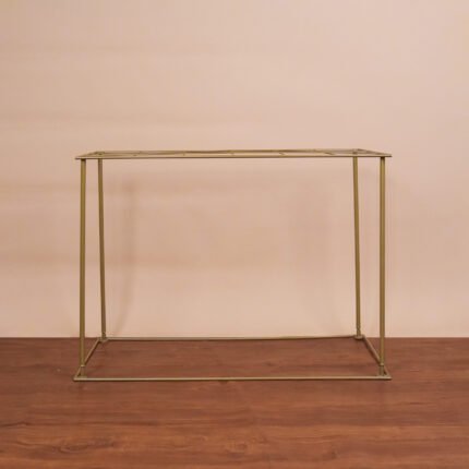 Mandapam Rectangular Metal Puja Backdrop Stand: Elevate Your Sacred Space