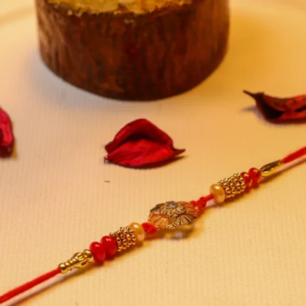 PEARLS METAL RAKHI