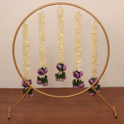 Metal Puja Backdrop Stand: Elevate Your Sacred Space