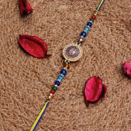 Premium Evil Eye Metal Rakhi